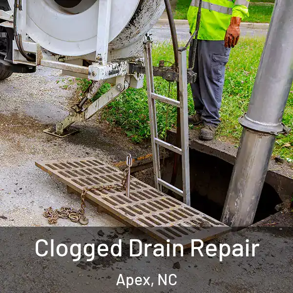  Clogged Drain Repair Apex, NC